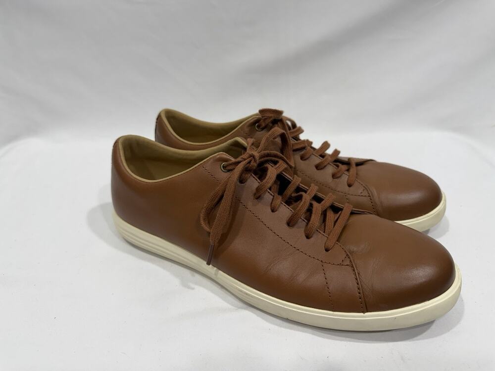 COLE HAAN Grand Crosscourt Ii Leather Sneakers Size 10.5M